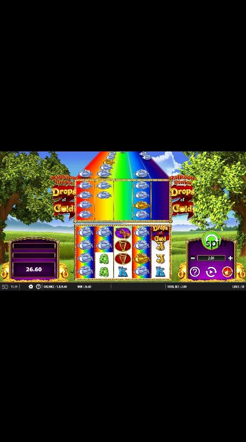 Rainbow Riches Drops of Gold gameplay screenshot