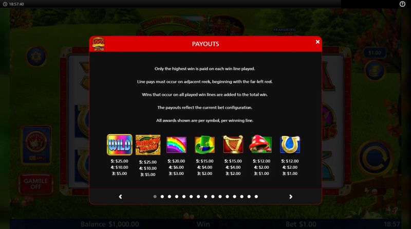 Rainbow Riches Locomotion gameplay screenshot