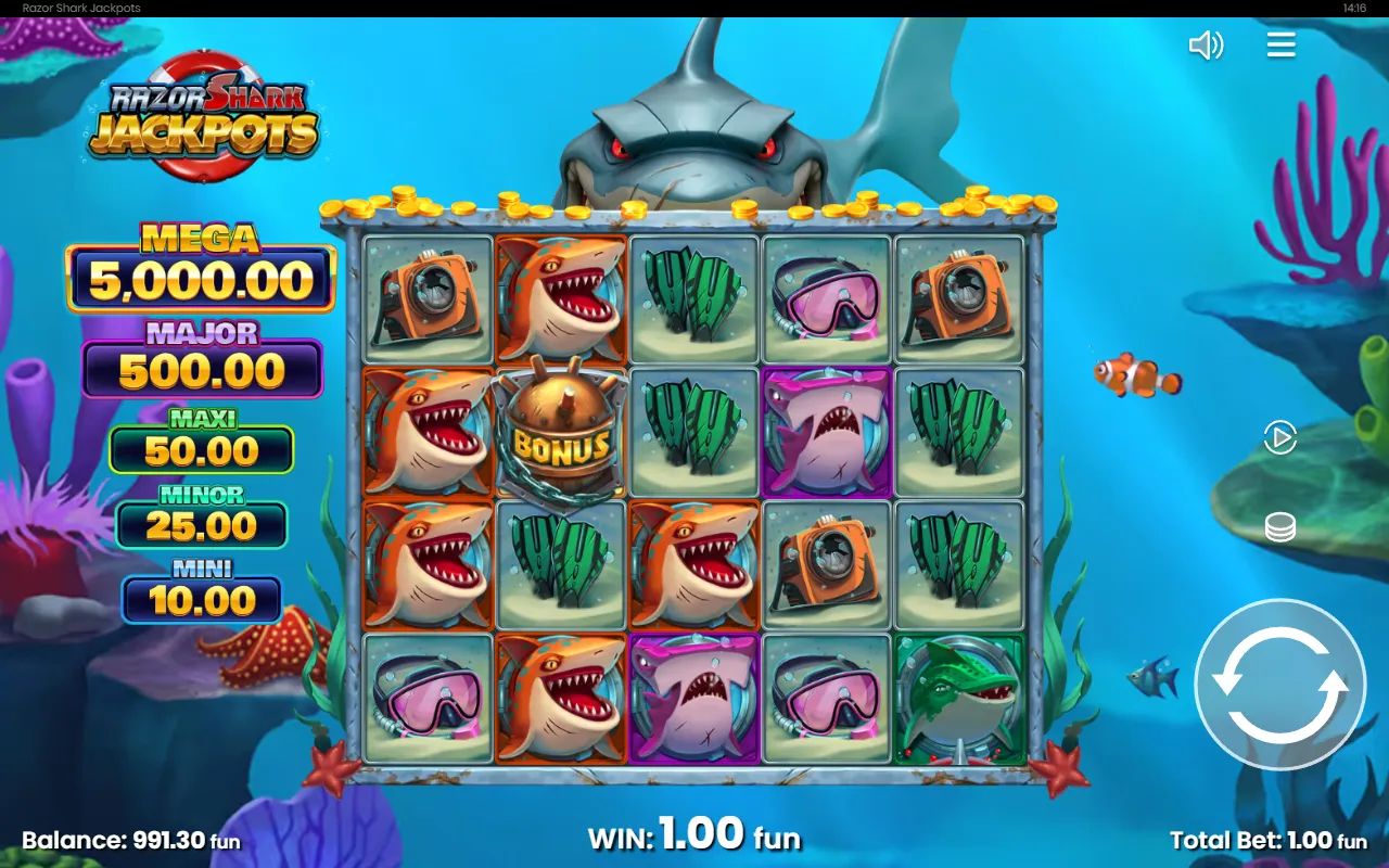 Razor Shark Jackpots - screenshot 3