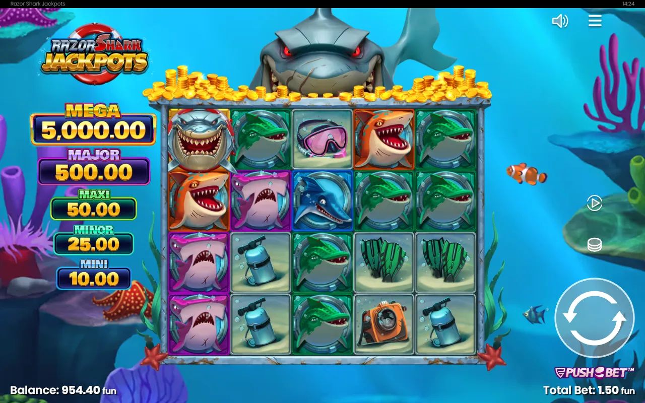 Razor Shark Jackpots - screenshot 4
