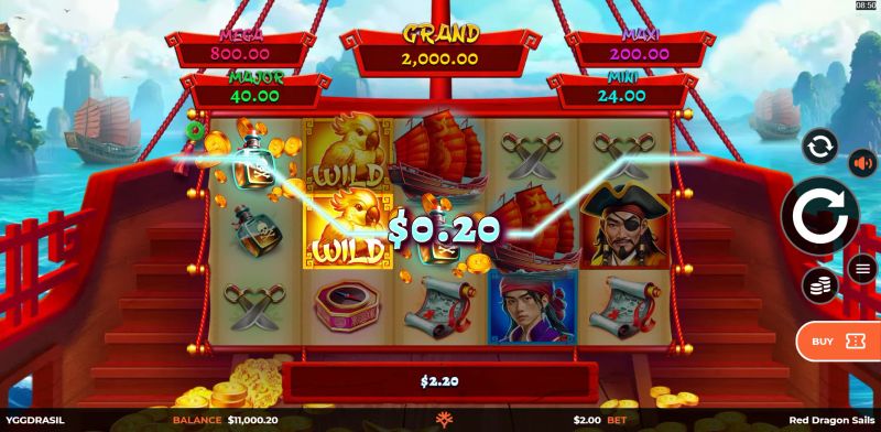 Red Dragon Sails gameplay screenshot