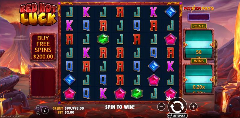 Red Hot Luck gameplay screenshot