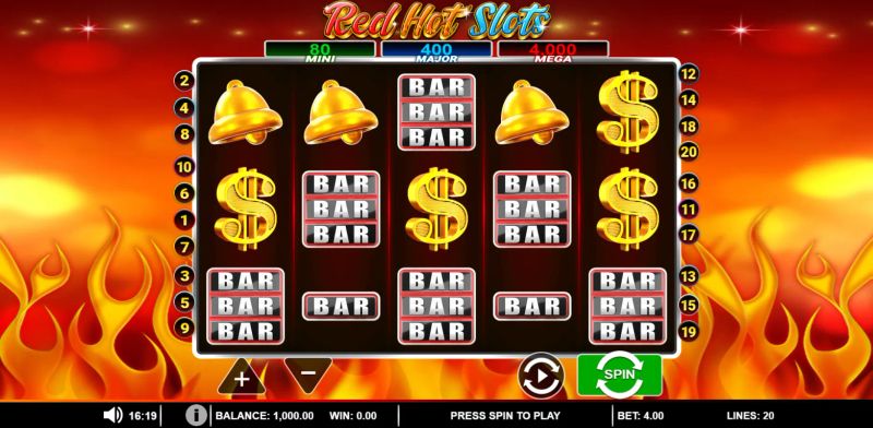 Red Hot Slots gameplay screenshot