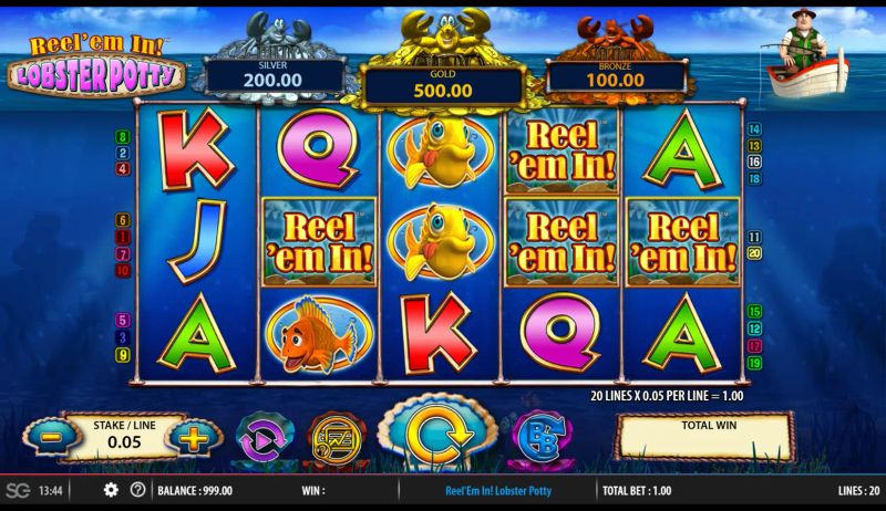 Reel 'em In Lobster Potty gameplay screenshot