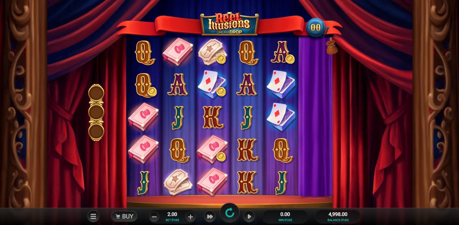 Reel Illusions Dream Drop slot gameplay screenshot