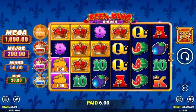 Reel King Riches Jackpot King gameplay screenshot