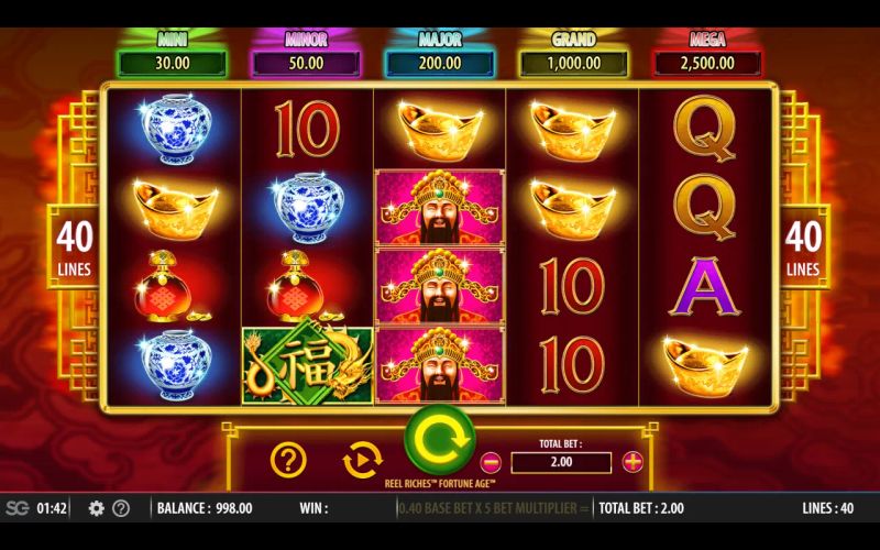 Reel Riches Fortune Age gameplay screenshot
