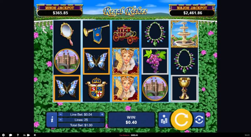 Regal Riches gameplay screenshot