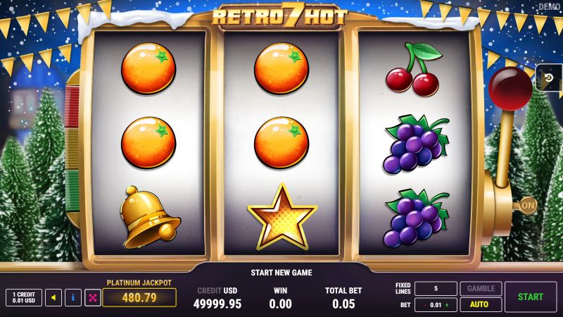 Retro 7 Hot Christmas gameplay screenshot