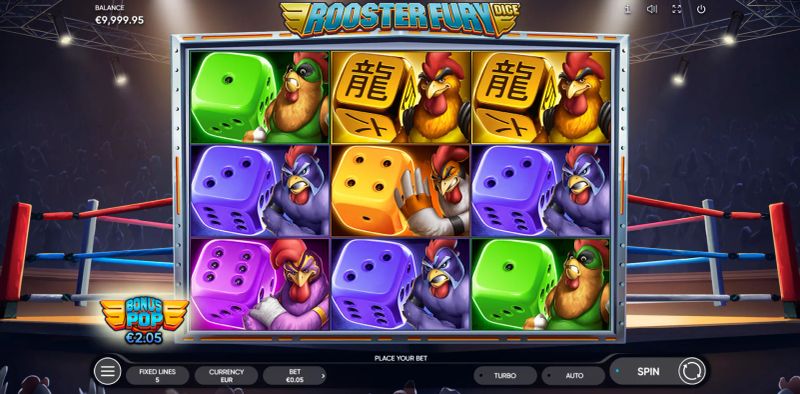 Rooster Fury Dice gameplay screenshot