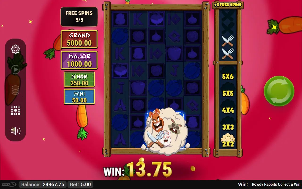 Rowdy Rabbits Collect & Win - screenshot 4