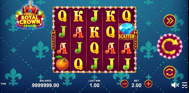 Royal Crown Fruits gameplay screenshot