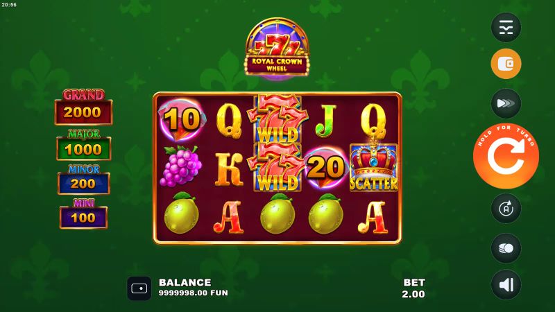 Royal Crown Wheel gameplay screenshot