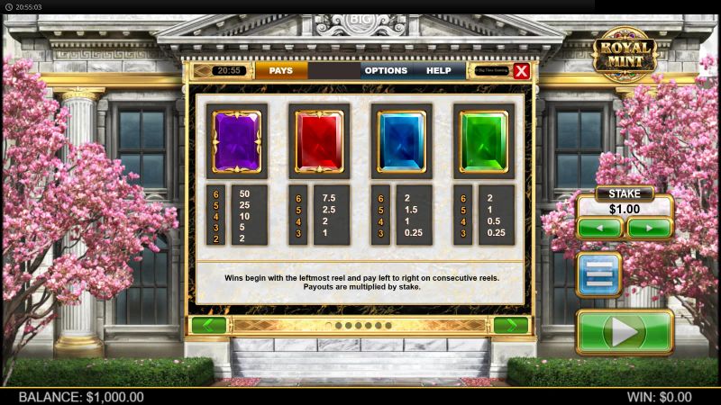 Royal Mint Megaways gameplay screenshot