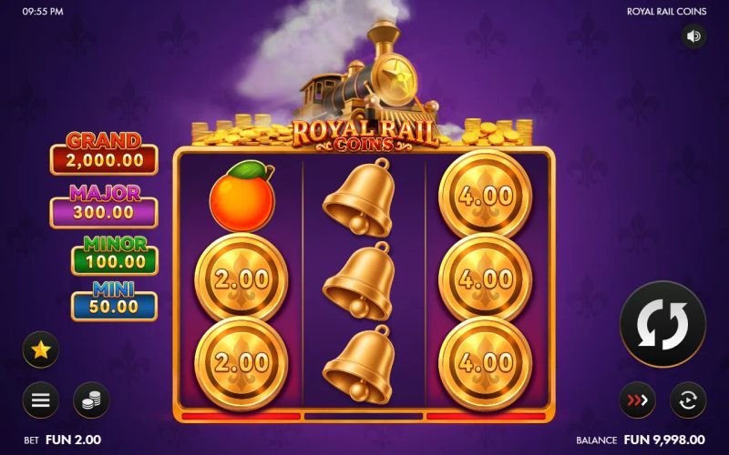 Royal Rail Coins gameplay screenshot