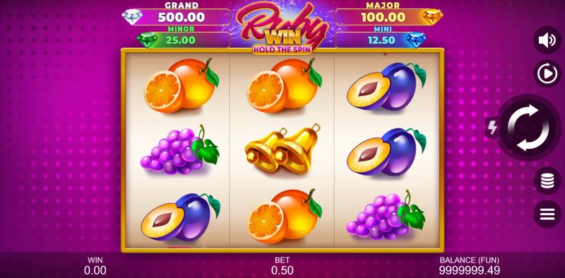 Ruby Win: Hold The Spin gameplay screenshot