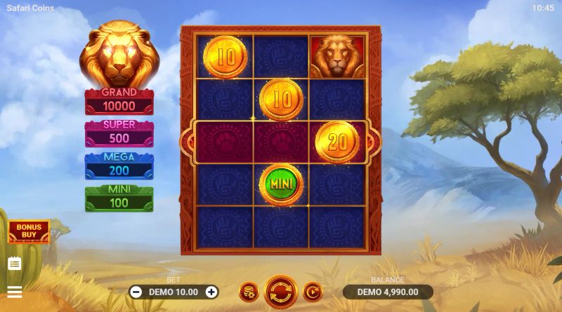 Safari Coins gameplay screenshot
