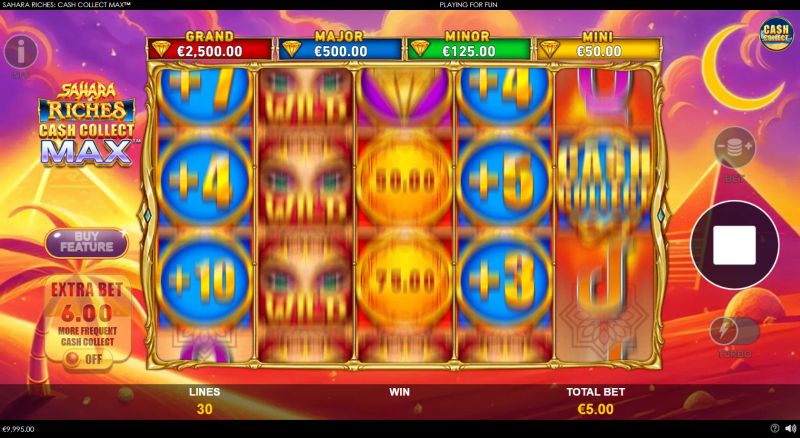 Sahara Riches: Cash Collect Max gameplay screenshot