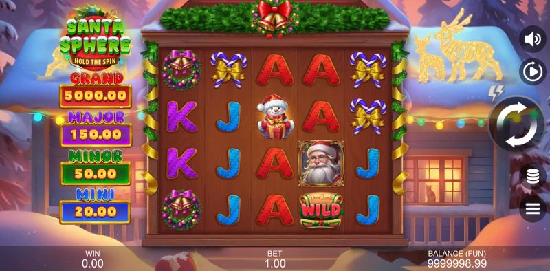 Santa Sphere: Hold The Spin gameplay screenshot