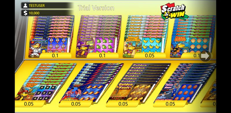 Scratch and Win gameplay screenshot