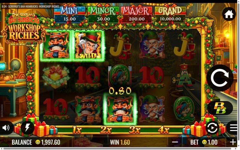 Scrooge's Bah Humbucks: Workshop Riches gameplay screenshot