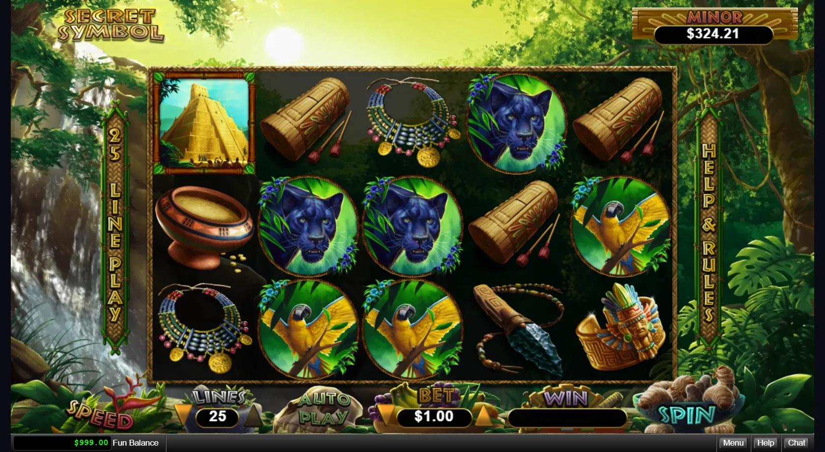 Secret Symbol slot gameplay screenshot