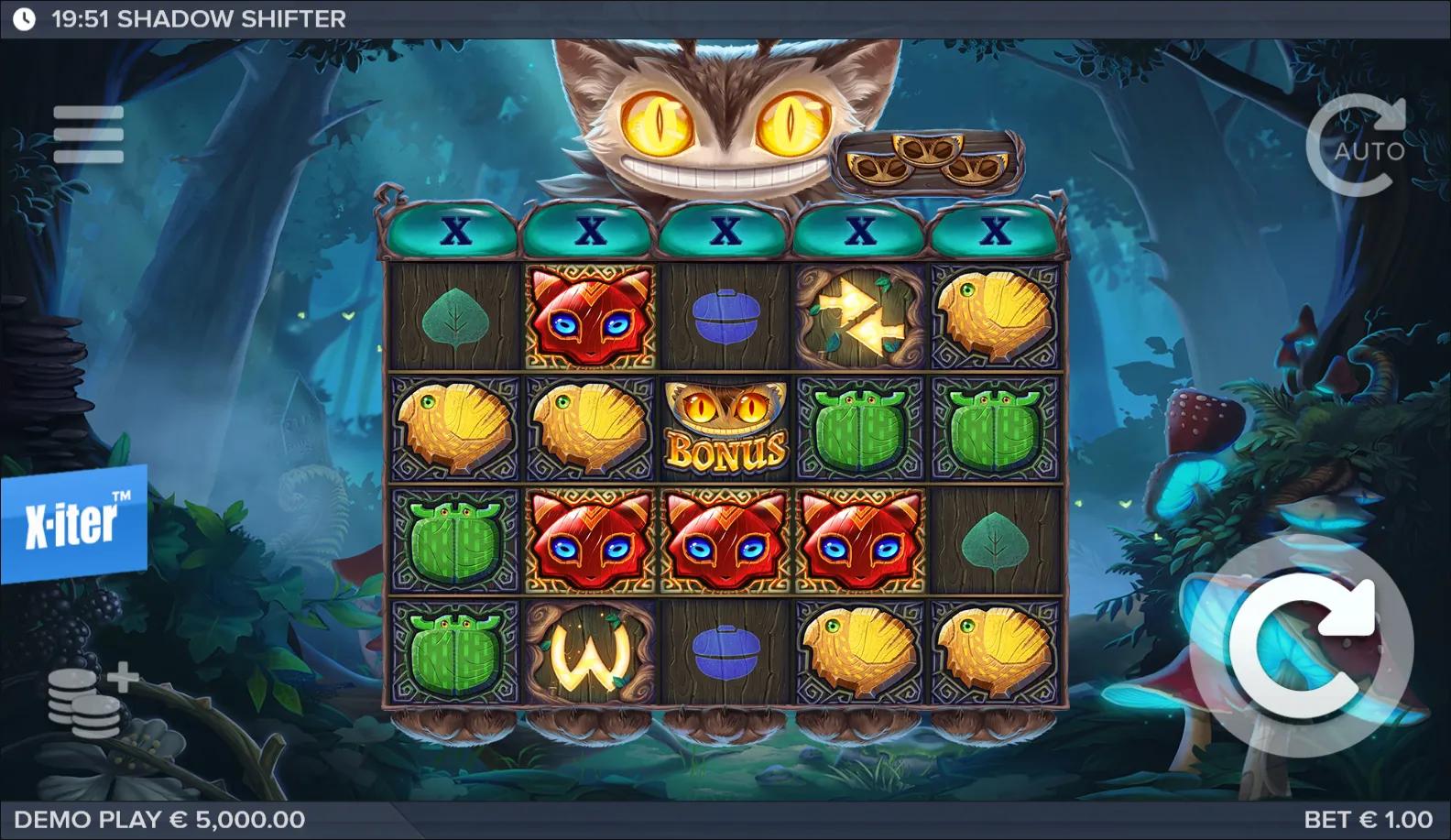 Shadow Shifter slot gameplay screenshot