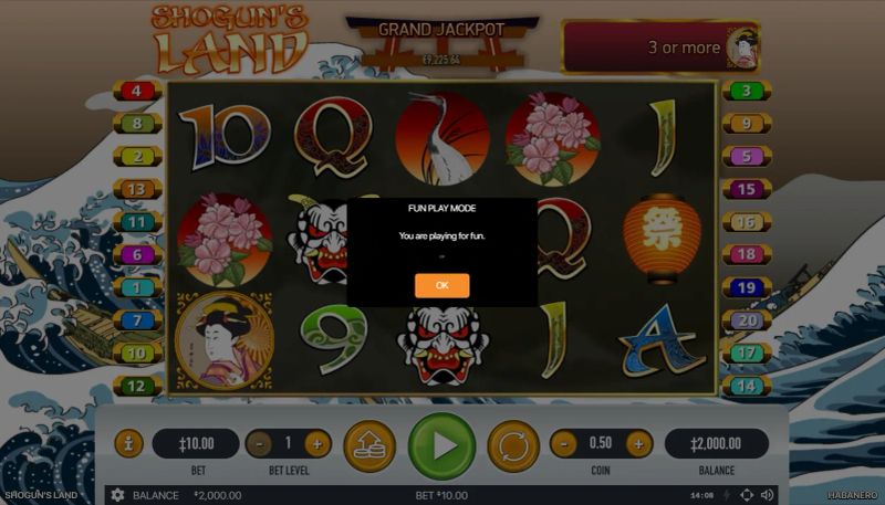 Shogun's Land gameplay screenshot