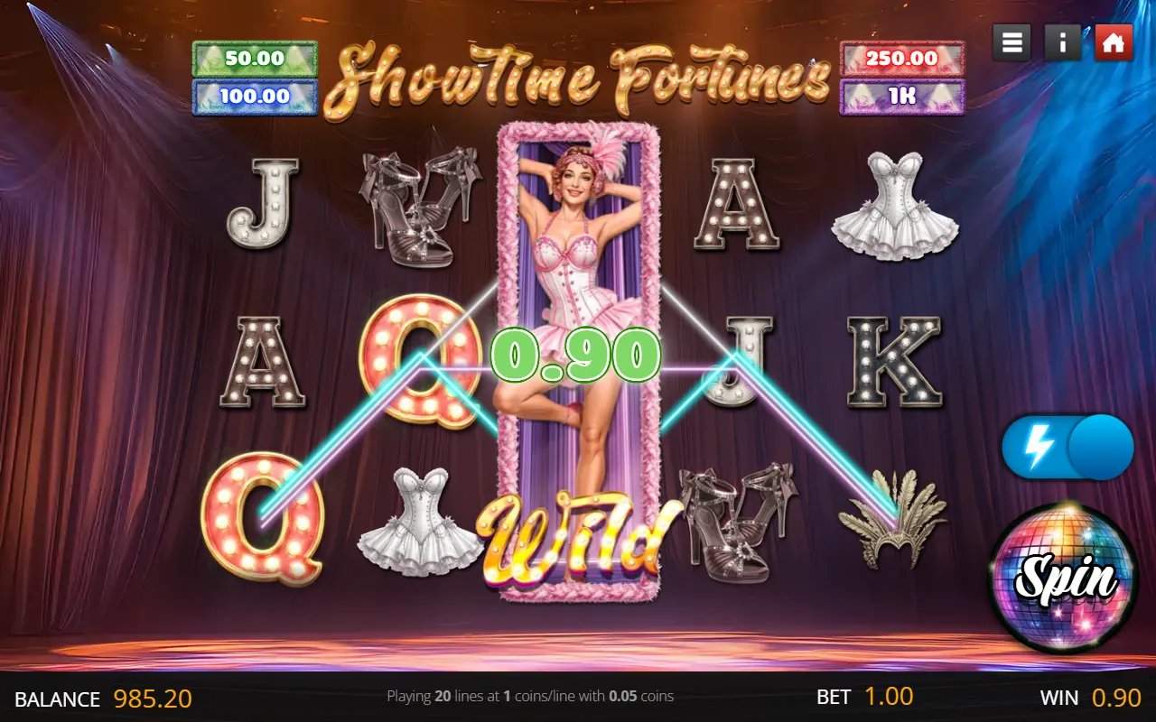 Showtime Fortunes - screenshot 1