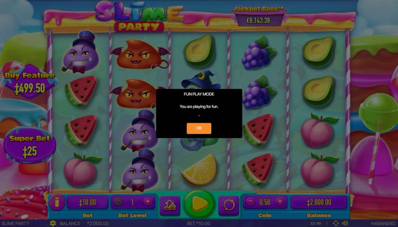 Slime Party gameplay screenshot