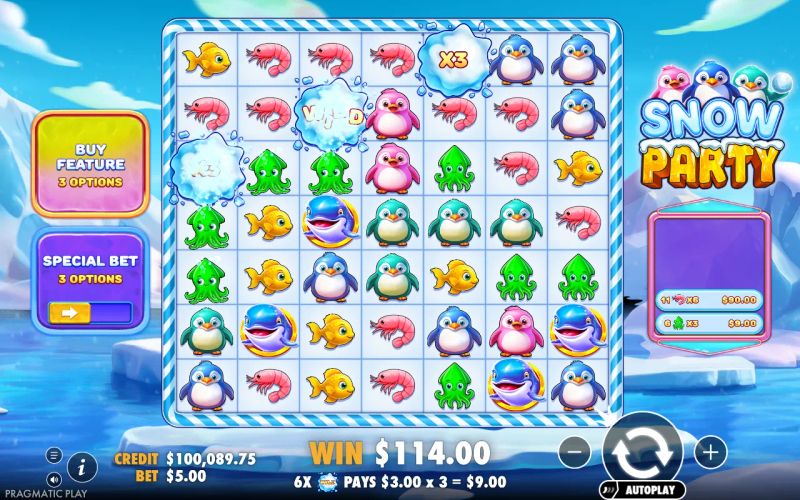 Snow Party gameplay screenshot