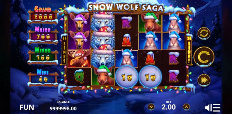 Snow Wolf Saga gameplay screenshot