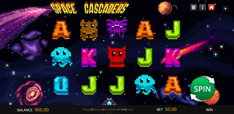 Space Cascaders gameplay screenshot