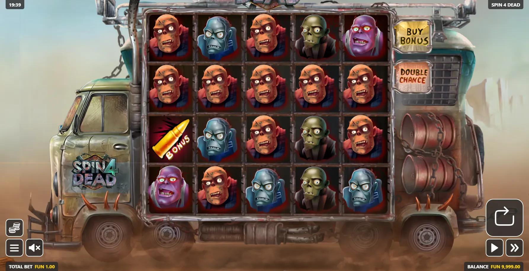 Spin 4 Dead slot gameplay screenshot