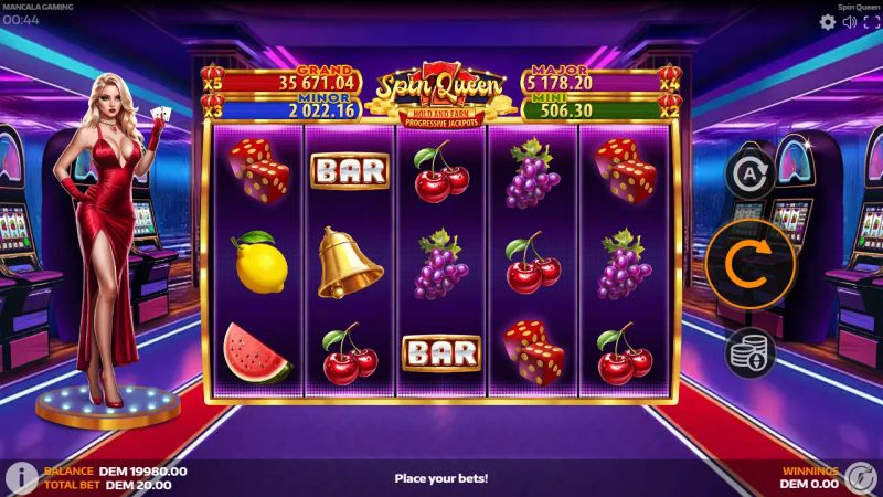 Spin Queen gameplay screenshot