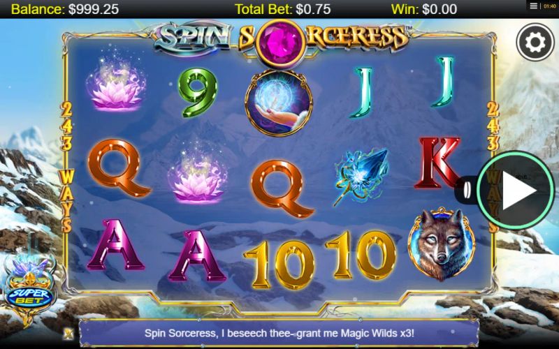 Spin Sorceress gameplay screenshot