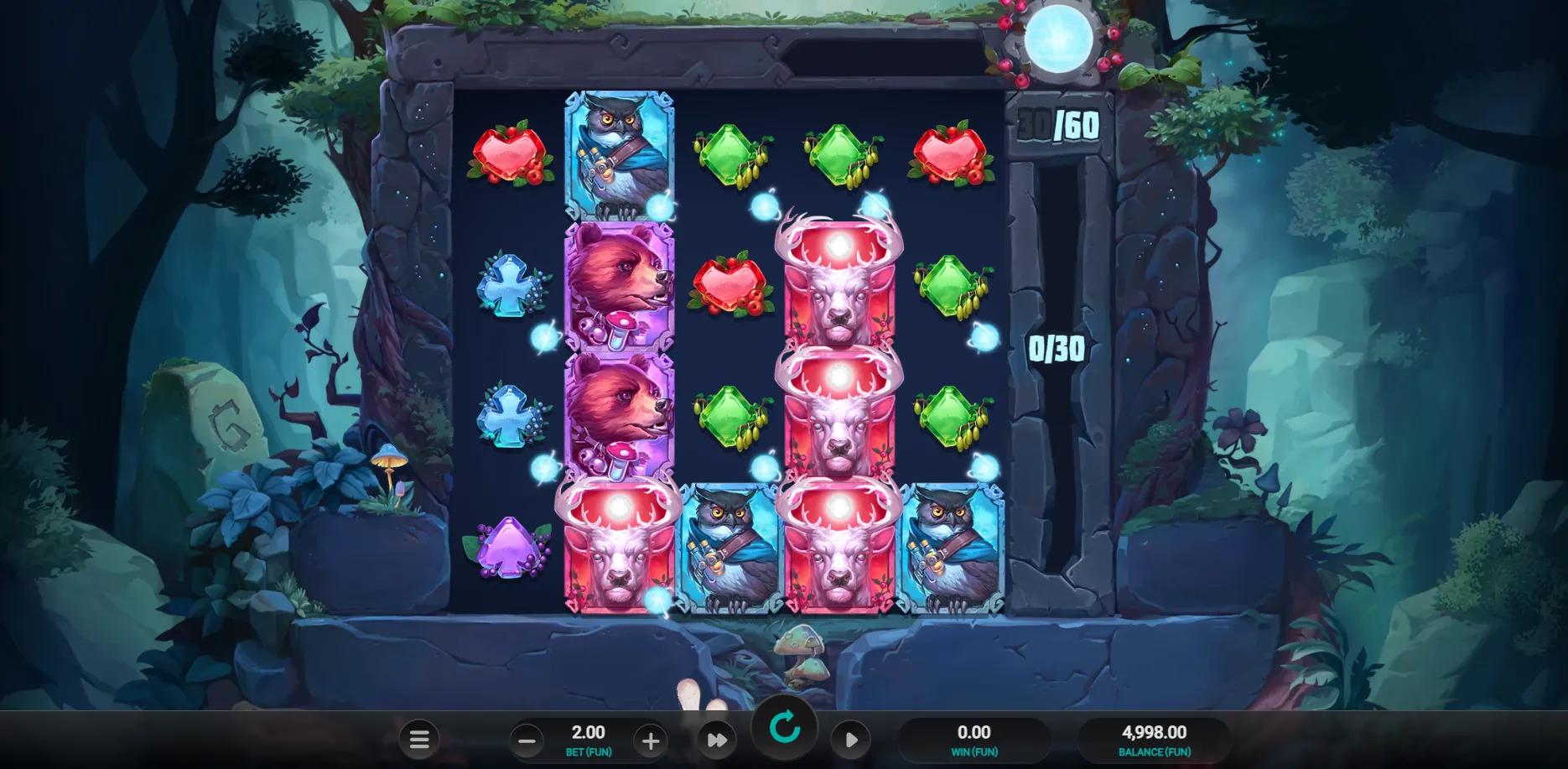 Spirit King slot gameplay screenshot