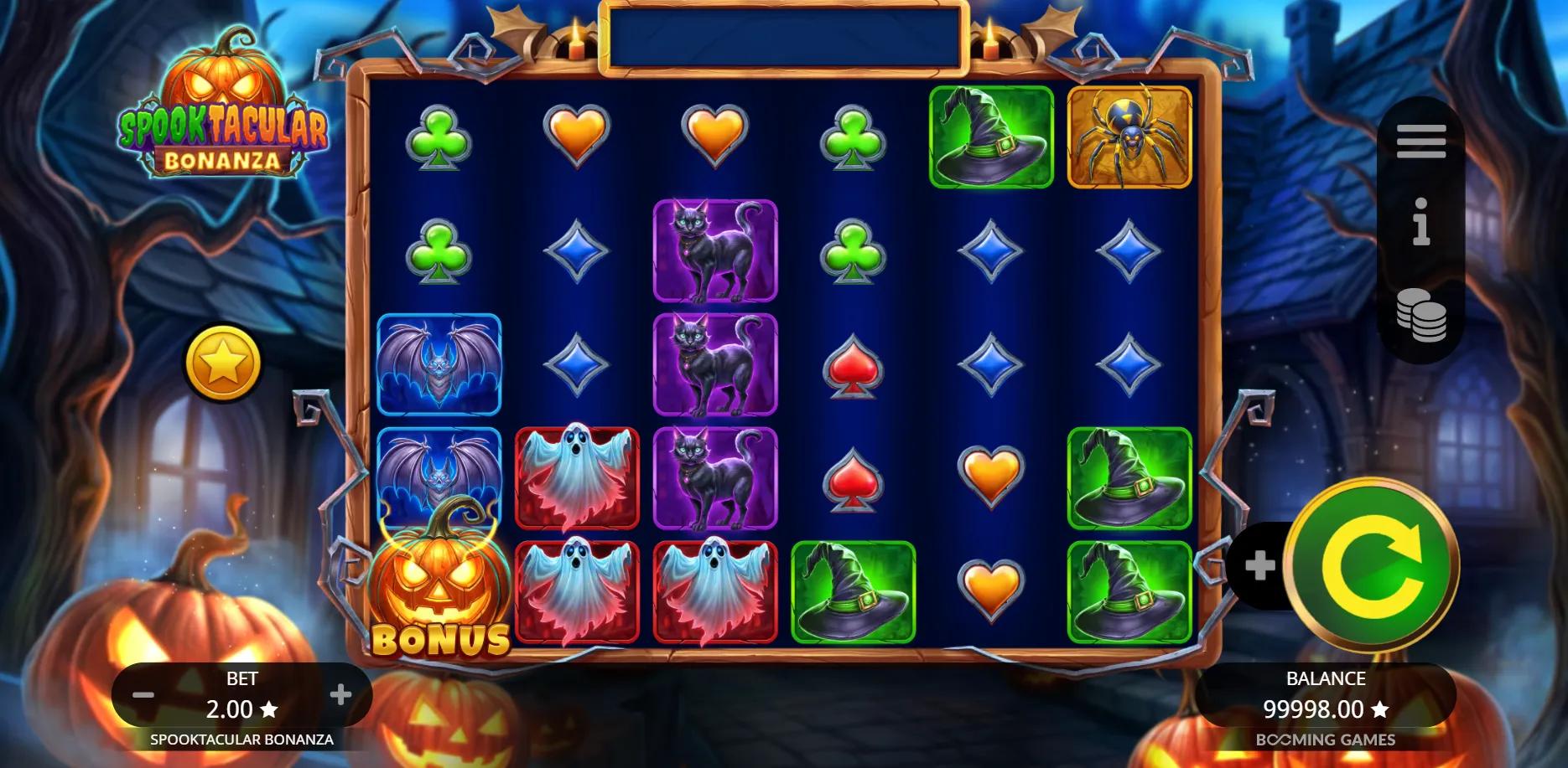 Spooktacular Bonanza slot gameplay screenshot