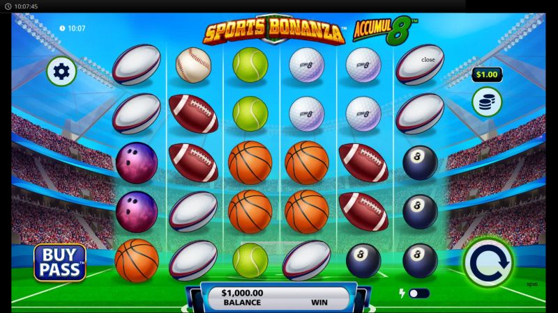 Sports Bonanza Accumul8 gameplay screenshot