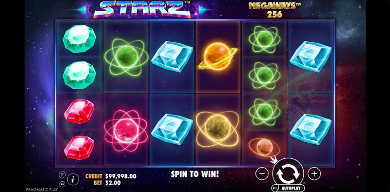 Starz Megaways gameplay screenshot