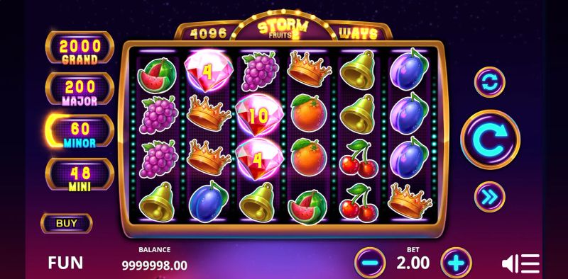 Storm Fruits 2 gameplay screenshot