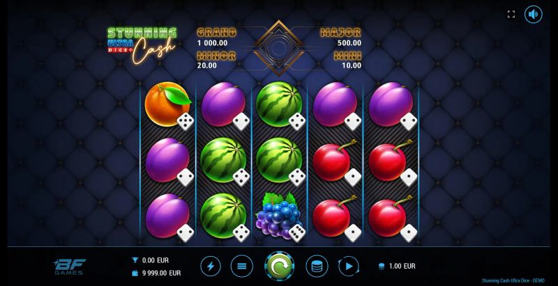 Stunning Cash Ultra Dice gameplay screenshot