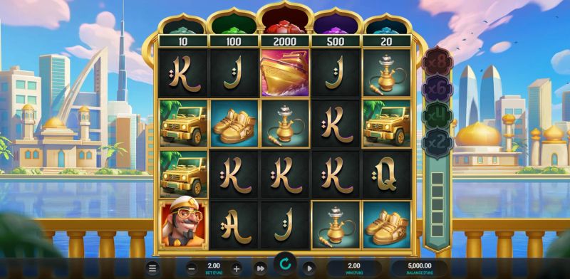 Sultan Spins gameplay screenshot