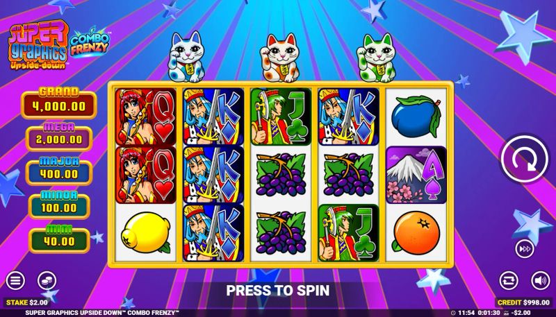 Super Graphics Upside Down gameplay screenshot