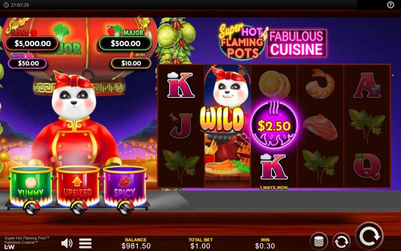Super Hot Flaming Pots Fabulous Cuisine gameplay screenshot
