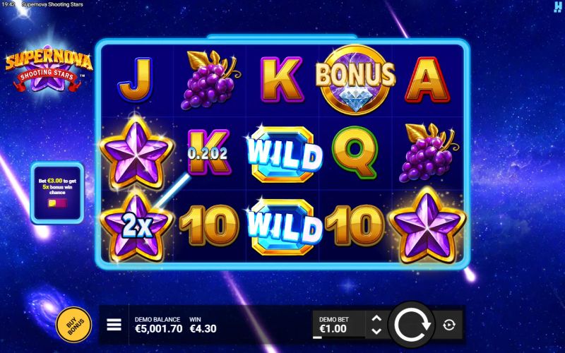 Supernova Shooting Stars gameplay screenshot