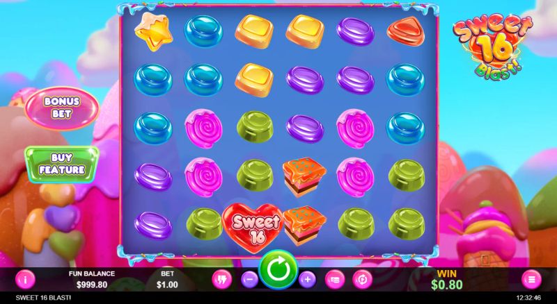 Sweet 16 Blast! gameplay screenshot