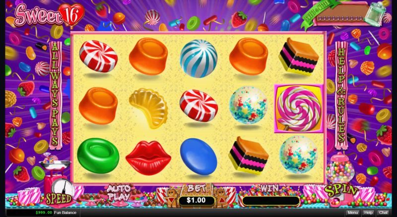 Sweet 16 gameplay screenshot