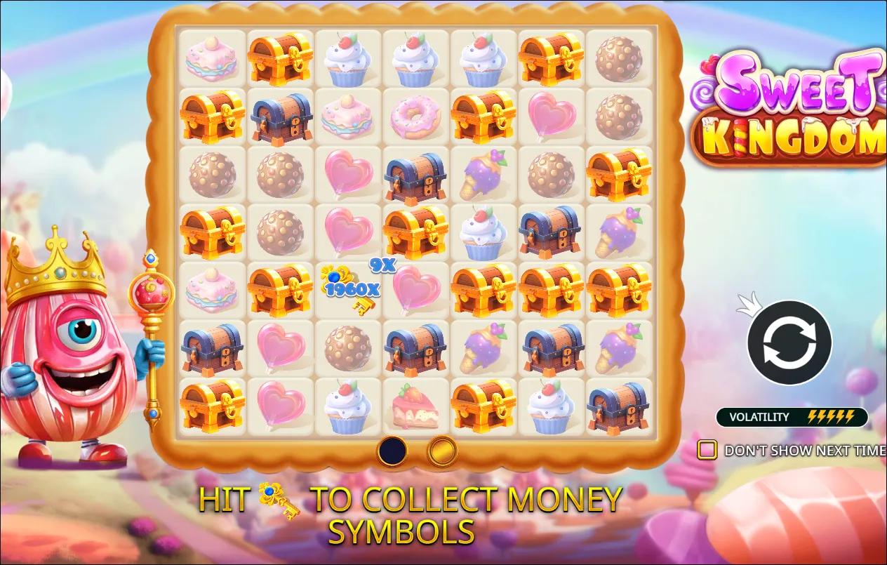 Sweet Kingdom slot gameplay screenshot