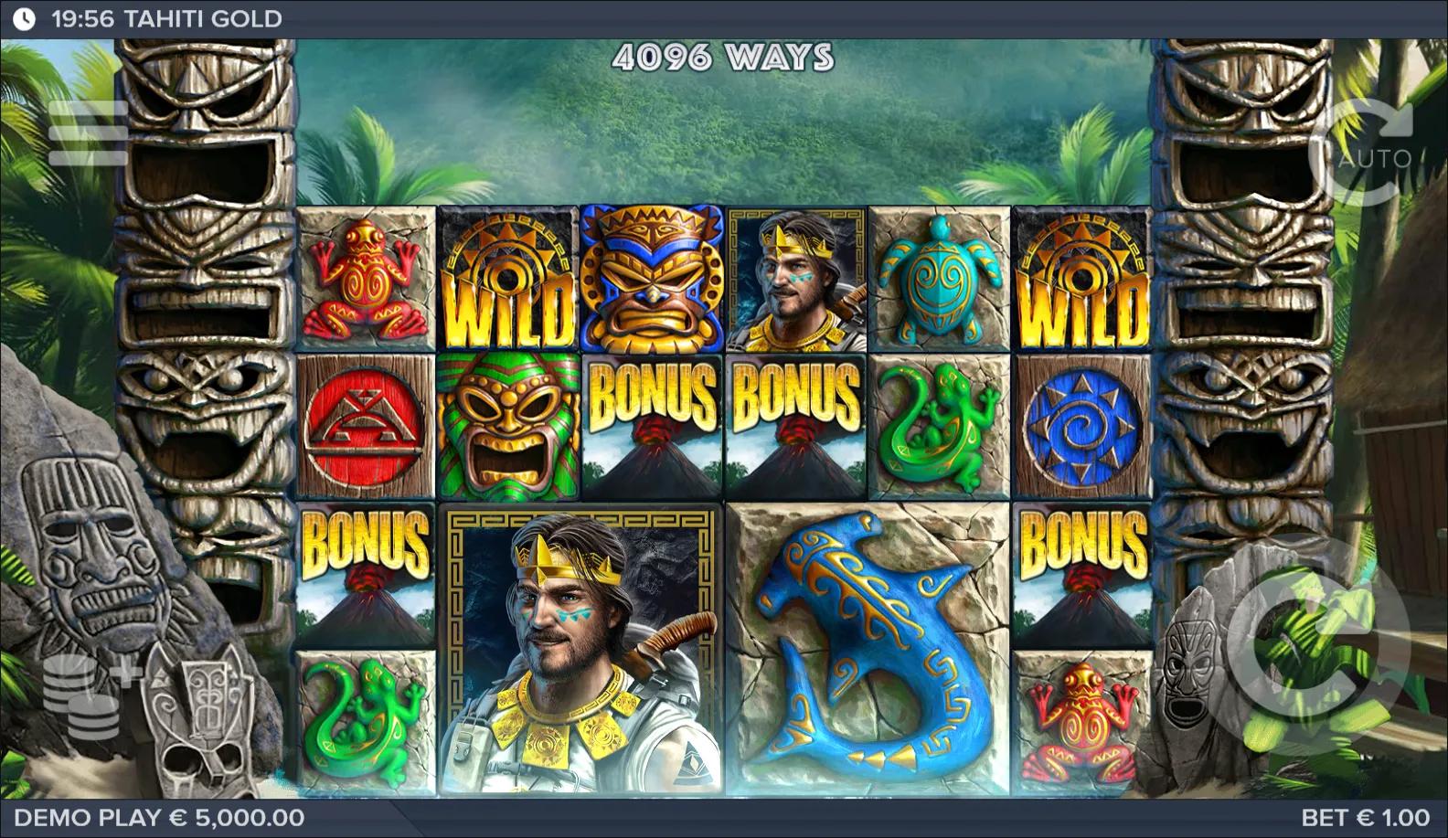 Tahiti Gold slot gameplay screenshot